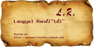 Lengyel Renátó névjegykártya